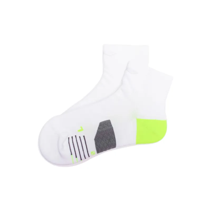 LiNing Running Collection Ankle Socks Unisex 1 Pack Neon White Yellow Green-3