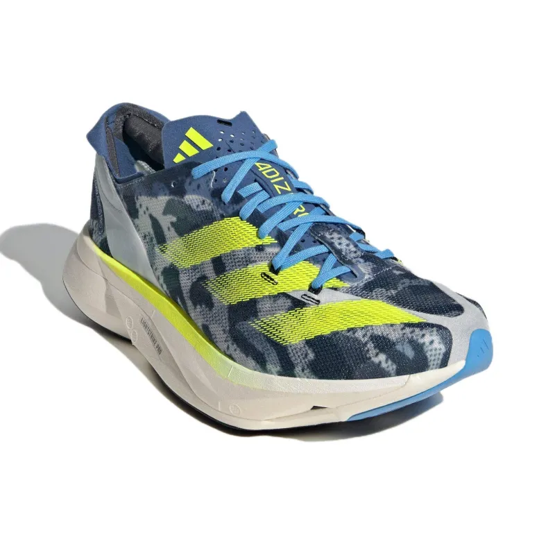 Adidas Adizero Adios Pro 3 Crystal White Lucid Lemon Blue Burst Women's-2