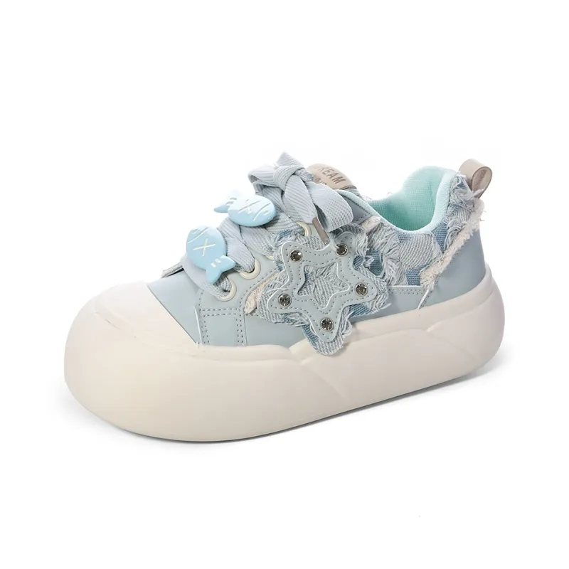 Lovely You Lightweight Cushioning Wear-Resistant Low-Top Skateboard Shoes Women's-25