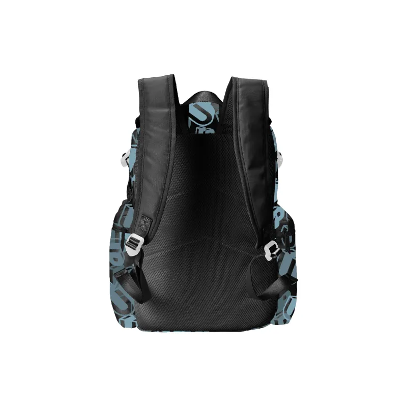 TURN UP Polyester Backpack Laptop Bag Men's Black-2