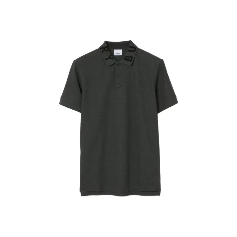 Burberry SS23 Polo Shirt Men's Dark Gray-0
