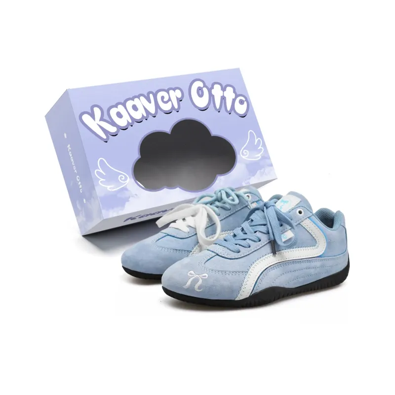 KAAVER OTTO Slip Resistant, Breathable, Lightweight Low Top German Army Trainers Unisex-22