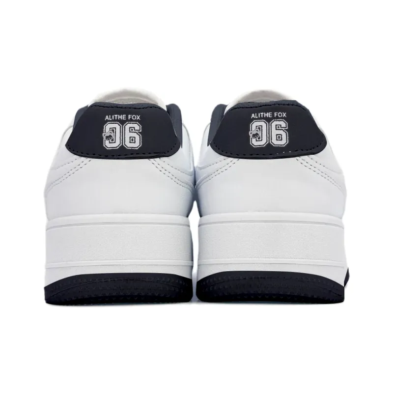 ALI THE FOX Low Top Skateboard Shoes Unisex White-44
