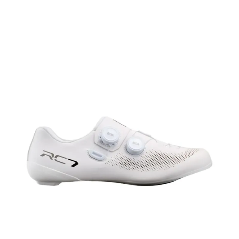SHIMANO Abrasion Resistant Breathable Low Top Cycling Shoes Men's White-1