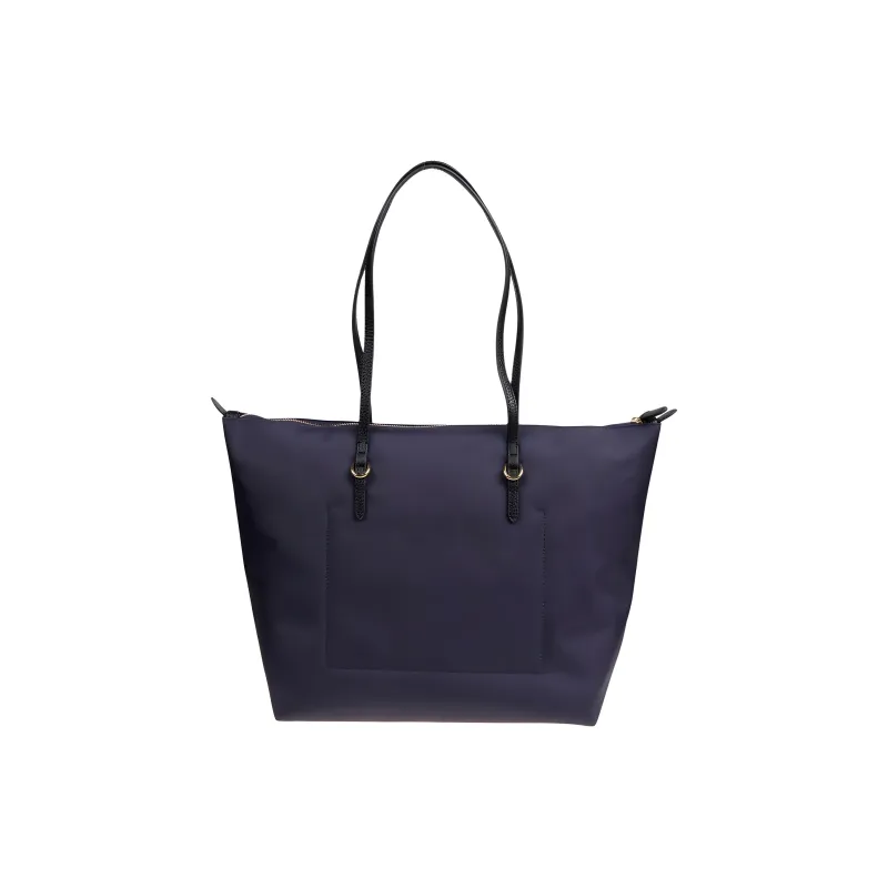 Polo Ralph Lauren Nylon Tote Bag, Shopping Bag, Handbag, Shoulder Bag Large Size Women's Blue-2