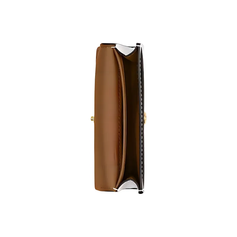 COACH Flap Card Case Coated Canvas Card Holder Mini Women's Chalk White-1