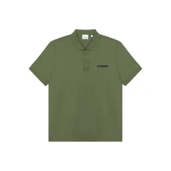 Burberry Polo Shirt Men's Green