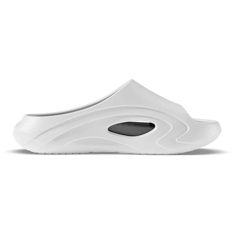 POSEE EVA Slide Slippers Unisex, White Black-2