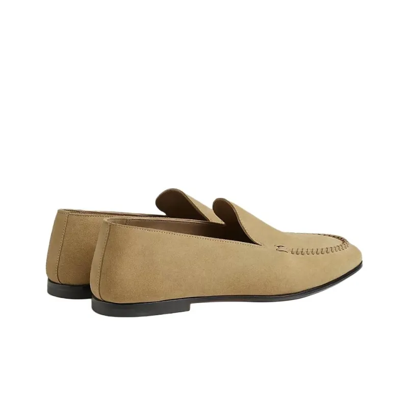 HERMES Loafers Men Beige-3