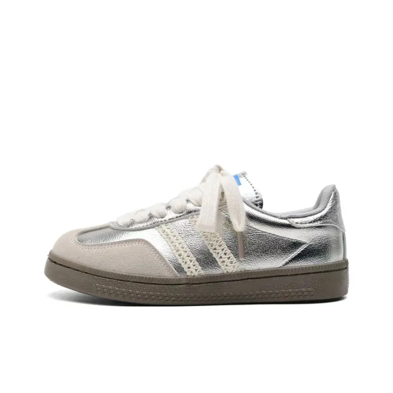 SHUXIAOBEI Vintage German Army Trainers Cushioning, Wear Resistant Low Top Skateboard Shoes Women's-22
