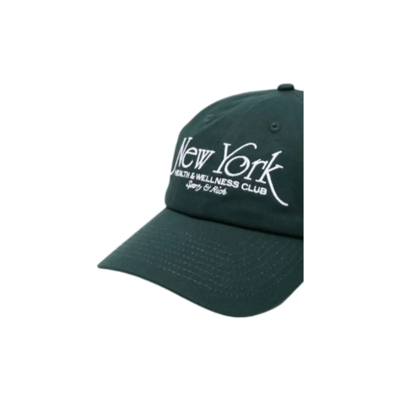 SPORTY & RICH Slogan embroidered Cap-1
