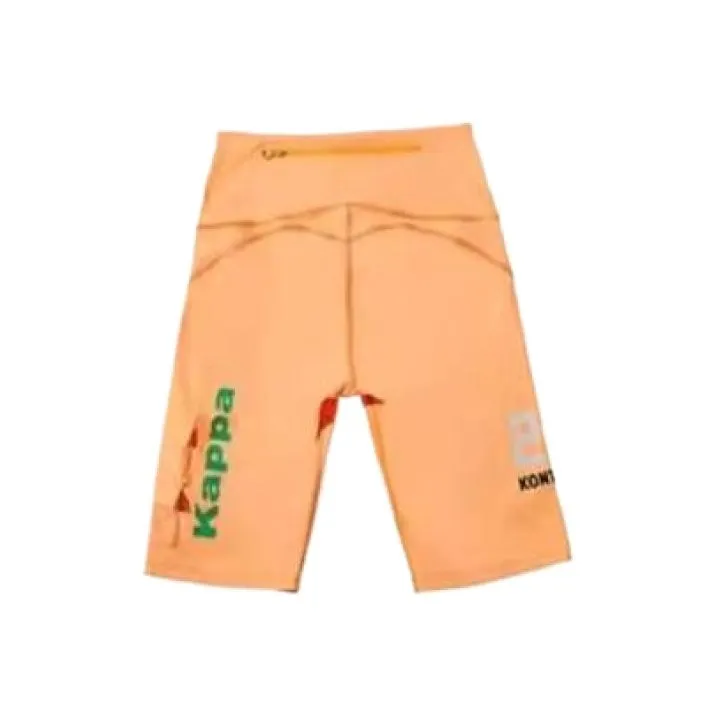 Kappa FW/AW22 Sports Shorts Women's Neon Orange Yellow-1