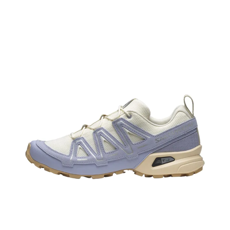 SALOMON Speedcross 3 Wear resistant And Lightweight Low Top Running Shoes Unisex Vanilla-0