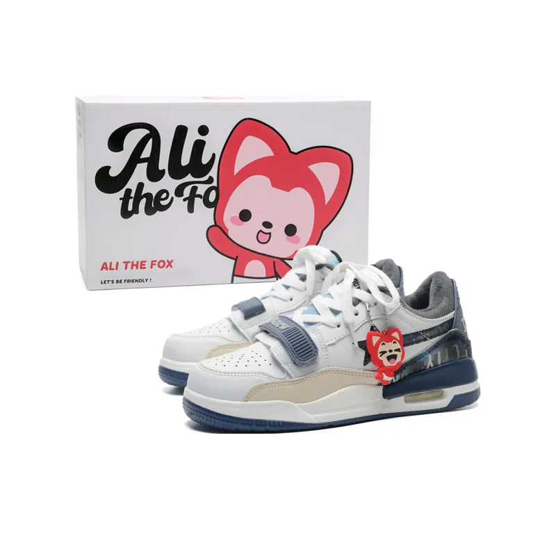 ALI THE FOX Balanced, Lightweight, And Breathable Low Top Skateboard Shoes Unisex-107