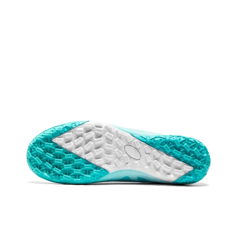OFFER AITR Soccer Shoes Unisex High Top Aqua/White Gold/Black-3