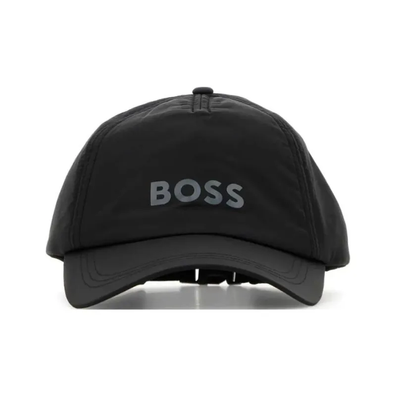 HUGO BOSS Logo Printed Curved Peak Baseball Cap-2