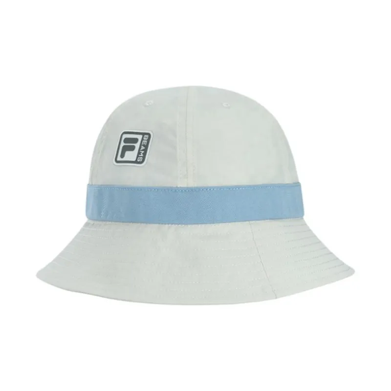FILA FUSION Polyester Bucket Hats Unisex Light Pink Gray-1