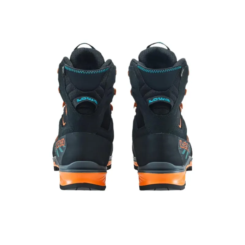 Lowa Anti Slip Wear Resistant High Top Outdoor Shoes Men's Black Orange-3