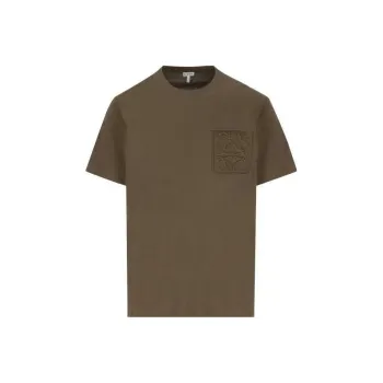 LOEWE Debossed Anagram Cotton T Shirt