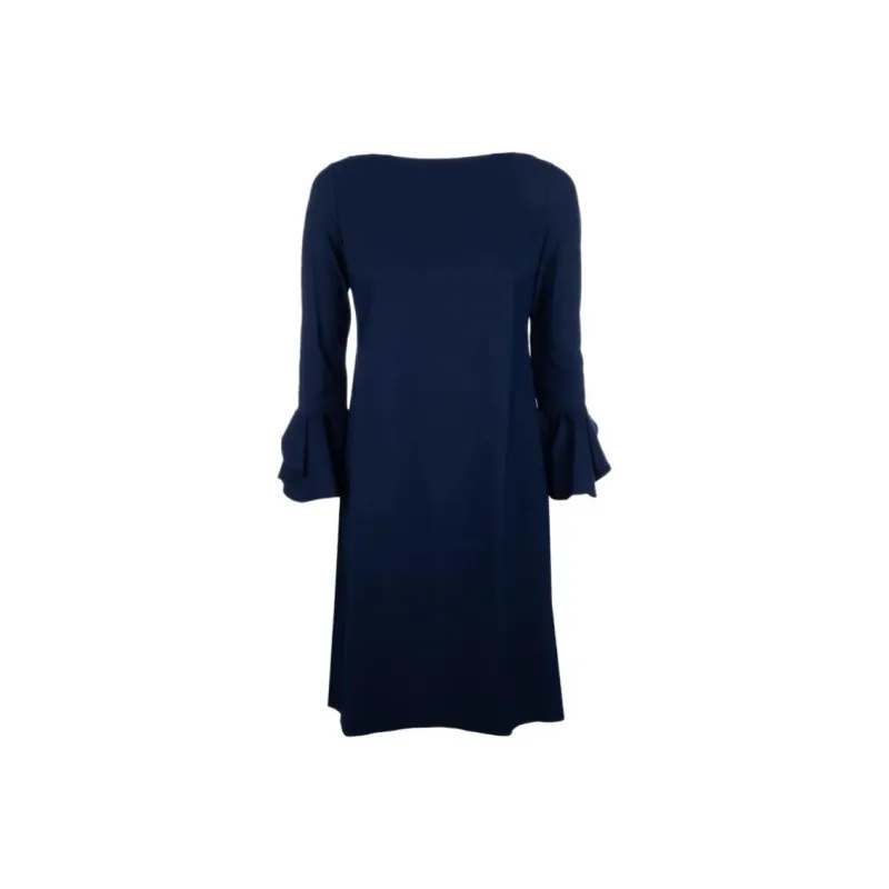 CHIARA BONI La Petite Robe SS25 Long Sleeved Dress Women's Midnight Blue-0