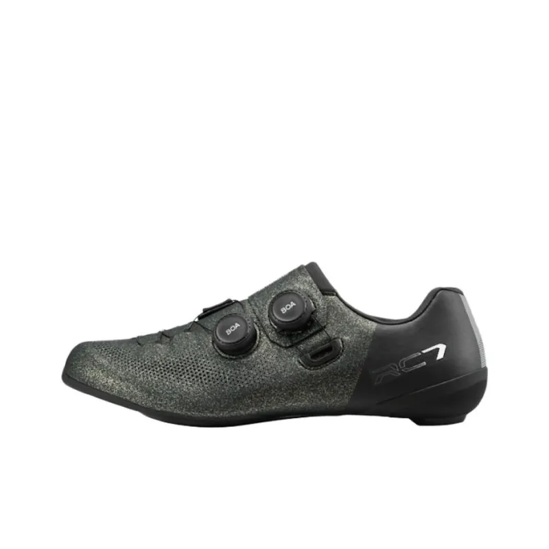 SHIMANO Abrasion Resistant Breathable Low Top Cycling Shoes Men's Gray Green-0