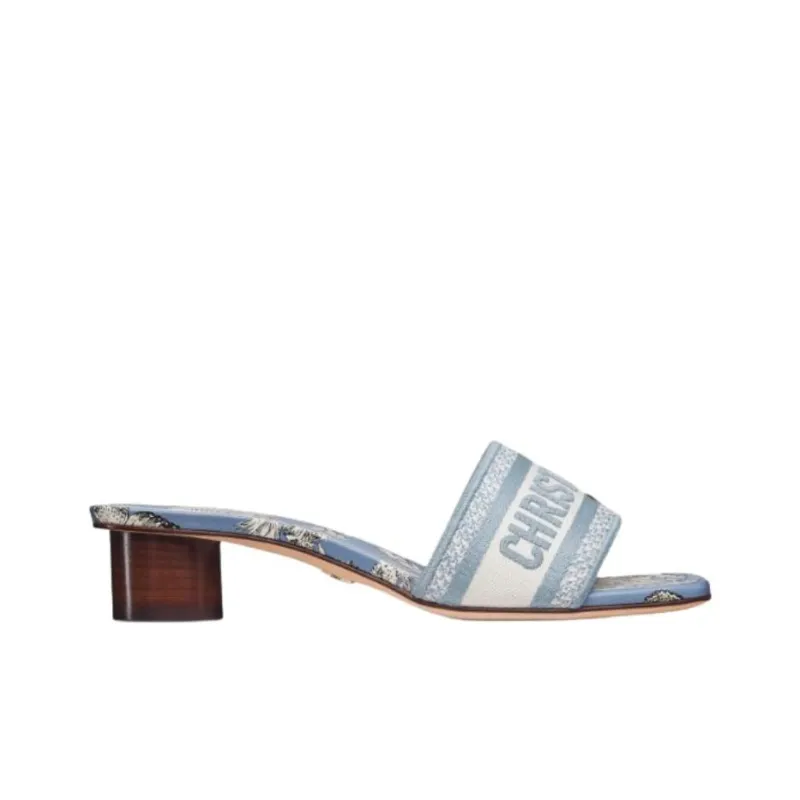 DIOR Dioriviera Slide Slippers 3.5cm Women's Blue-1