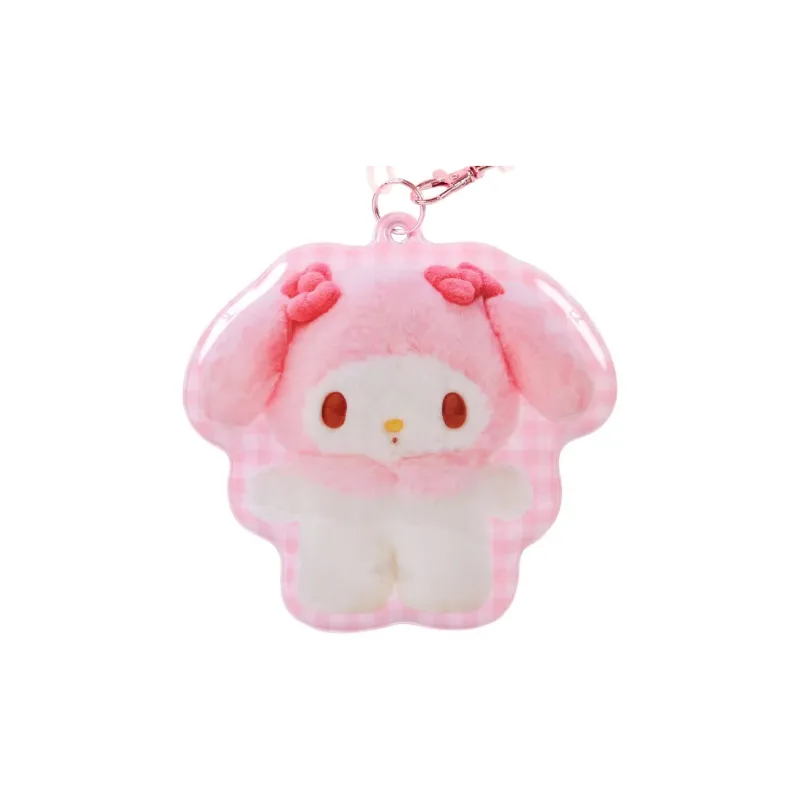 Sanrio PVC Card Holder Women's Pink White-2