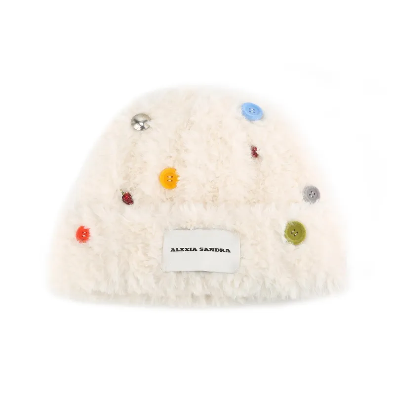 Alexia Sandra Polyester Beanies Women's White-0