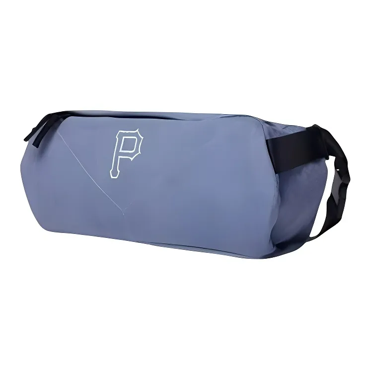 New Era MLB Collaboration Fabric One Shoulder Crossbody Fanny Pack Men's Denim Blue-1