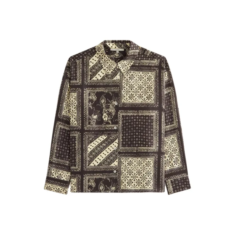 KITH SS25 Siena Batik Print Shirt Women's-0