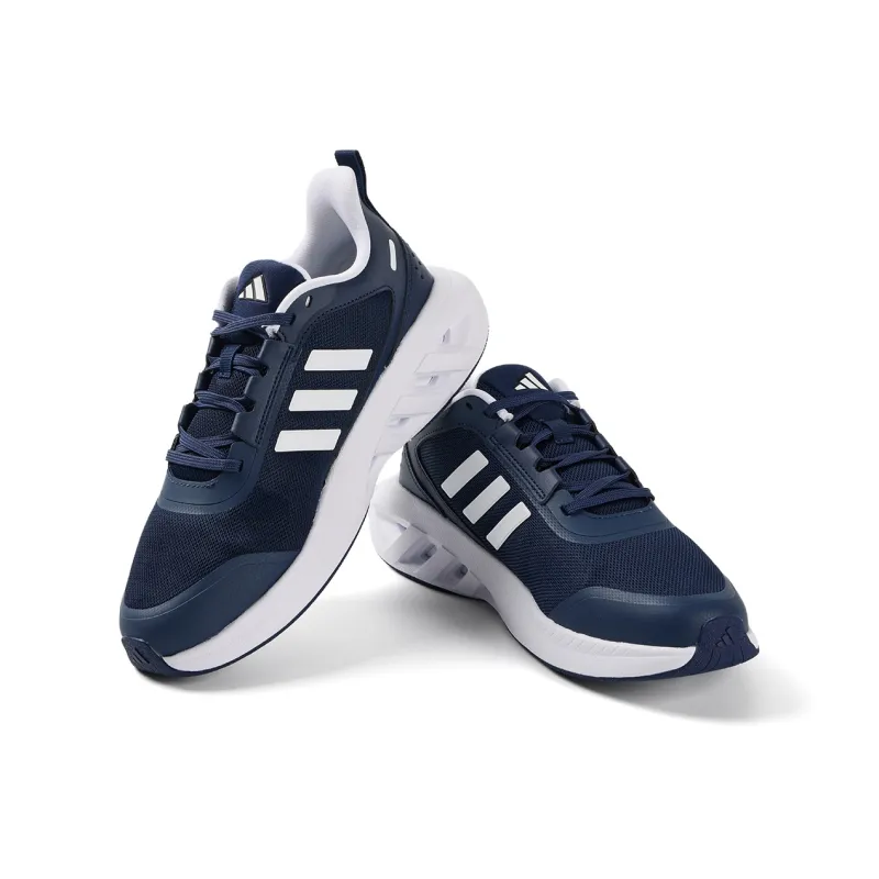 Adidas Fluidcloud Slip Resistant Breathable Low Top Running Shoes Unisex Blue White-2