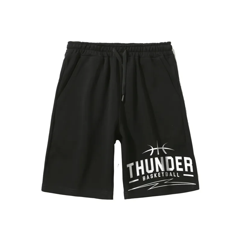 Novamen Casual Shorts Unisex Black-1