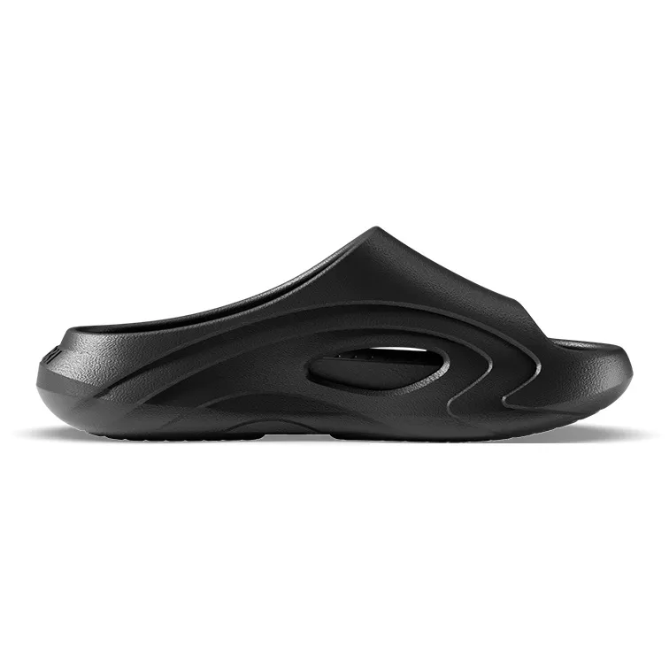 POSEE EVA Slide Slippers Unisex, White Black-12