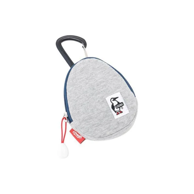 CHUMS Cotton Coin Purse Unisex Gray-0