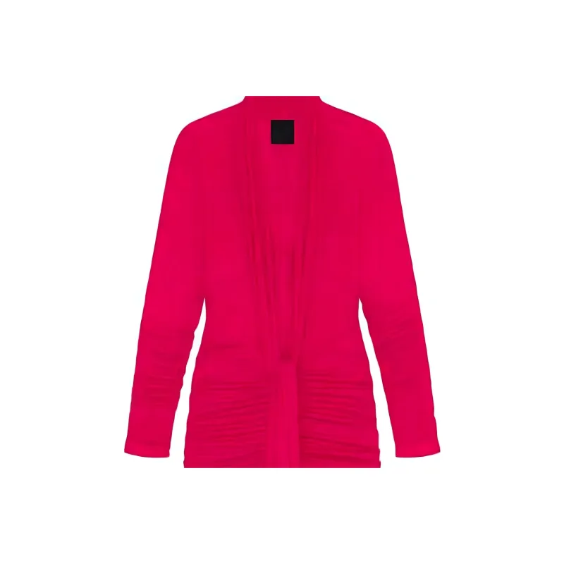 GIVENCHY Long-Sleeved Dresses Women's Red-4