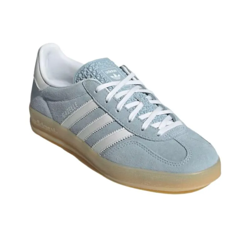Adidas Originals GAZELLE INDOOR Abrasion Resistant Low Top Skateboard Shoes Women's Blue-2