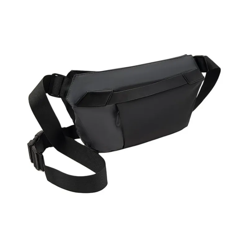 Old Man's Head Fabric Sling Bag Regular Men's Black/Gray-8