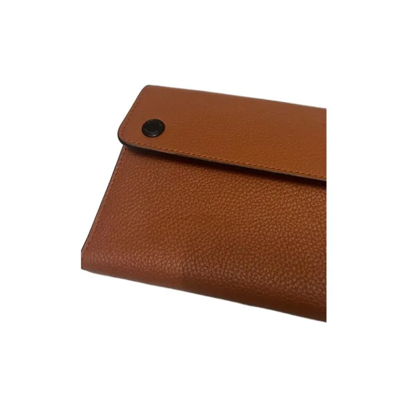 COACH Travel Wallet Leather Money Clip Clutch Regular Men's Brown-3