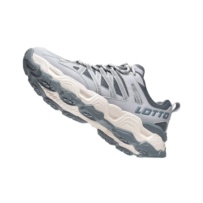 LOTTO Anti Slip Wear Resistant Low Top Hiking Shoes Unisex Mist Gray-5