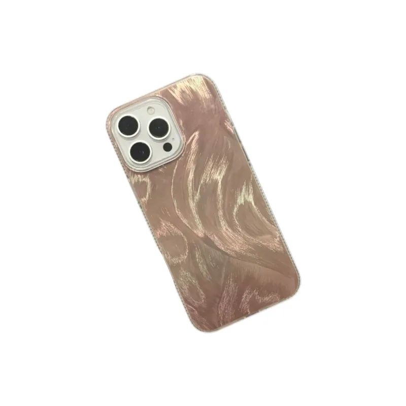 Koman ABS+PC Material Multicolor Feather Yarn Phone Cases Compatible With Apple IPhone 12/13/14/15/16/Pro/Mac-32