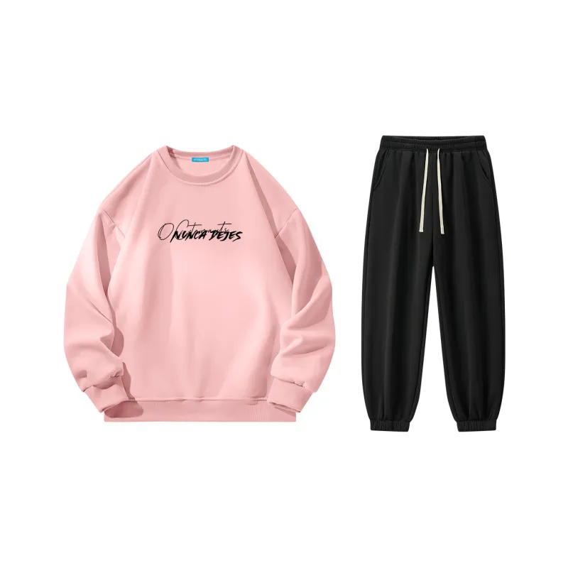 Small Columns Under The Sea Sweatshirt Set Unisex-22