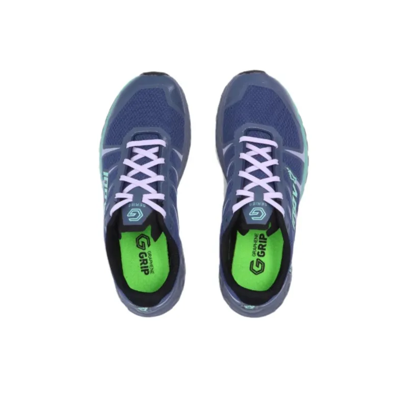 INOV-8 Cushioning Lightweight Low-Top Long Distance Running Running Shoes Women's Marine Blue Mint-2