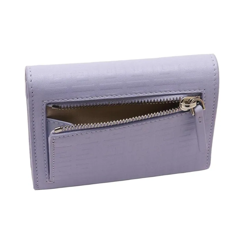 Givenchy Cow Leather Wallet Mini Women's Purple-2