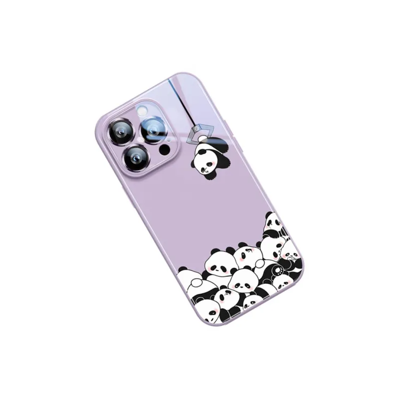 Sen Dog Glass Material Cute High End Niche Phone Cases Suitable For Apple 15Promax/Pro/Plus/14/13/12-8