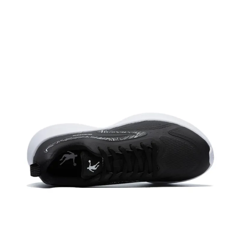 QIAODAN Cushioning Anti Slip And Wear Resistant Low Top Running Shoes Men's Black-2