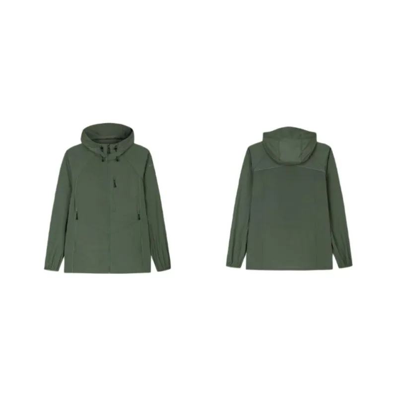 Anta Champion Series Trench Coat Men's Monkey Green-6
