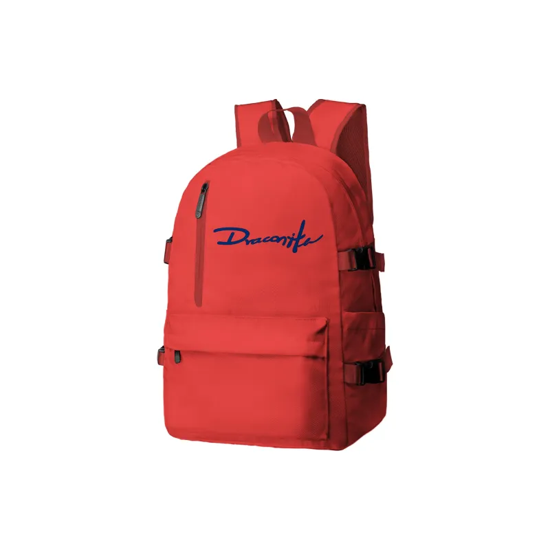 DRACONITE Polyester Backpack Unisex Red-15