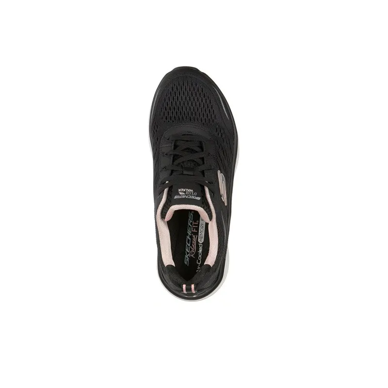Skechers DLux Walker Infinite Motion 'Black Pink' Women's-2