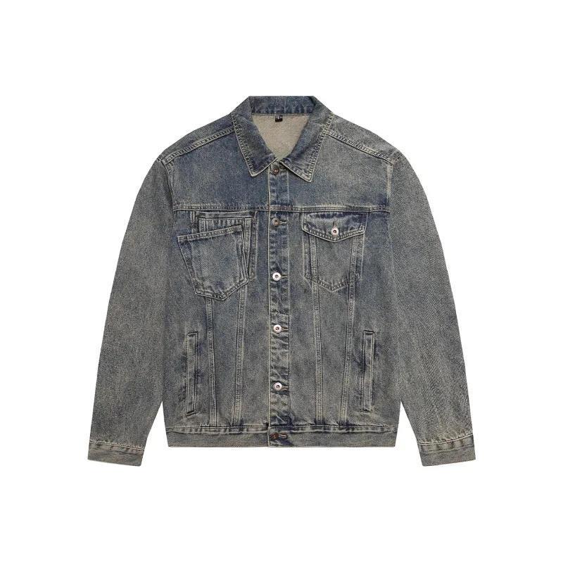 JASONWOOD Cowboy On The Run Denim Jacket Unisex Yellow Mud-0