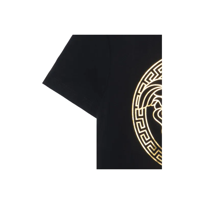 VERSACE T Shirts Men Black-5